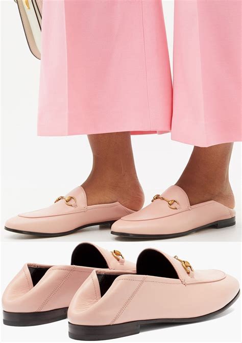 pink gucci loafers